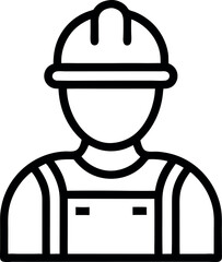 construction worker with helmet