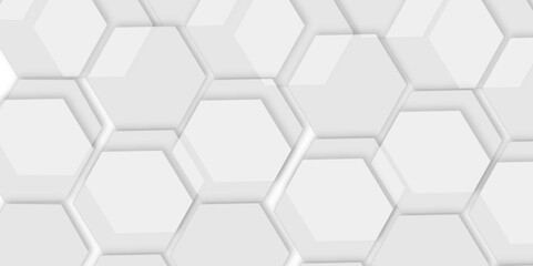 Abstract  hexagon Geometric Technology 3D grey Light Structure Featuring a Polygonal Honeycomb Pattern with Luxury Design Elements for a Modern and High-Tech Vector Background