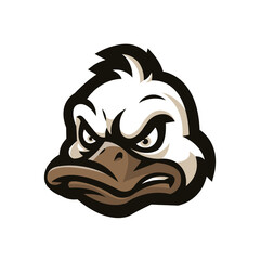 Angry Duck logo for sport or esport team.