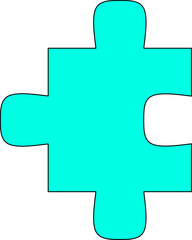 Obraz premium Puzzle Piece Illustration