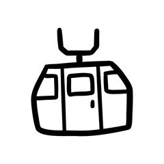 Cable car icon