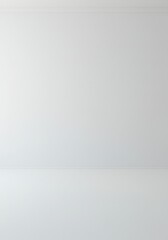 Minimal White Studio Background Clean Empty Space for Presentation Photo