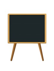 Blackboard Chalkboard Illustration: Educational Presentation Tool with Wooden Frame for Classroom & Office