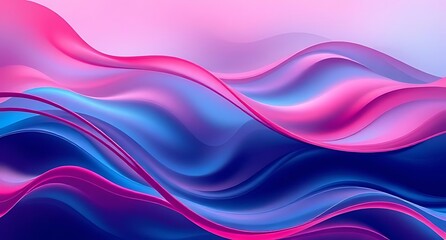 Naklejka premium Abstract pink blue purple wave background