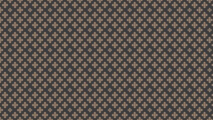 Repeating pattern of small floral shapes on a dark background creating a texture