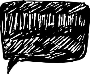 Text box chalkboard blank speech bubbles