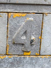 Written Wording in Distressed State Typography Found Ransom Font Number 4