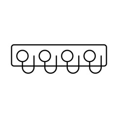 Design and Home Decoration. Simple flat vector icon.