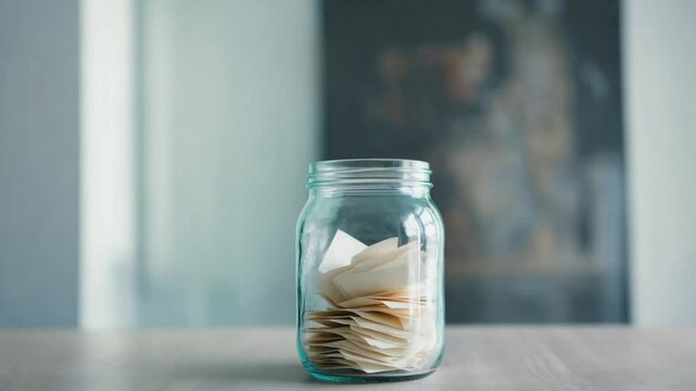 A pot of random drawing tickets. Good luck.