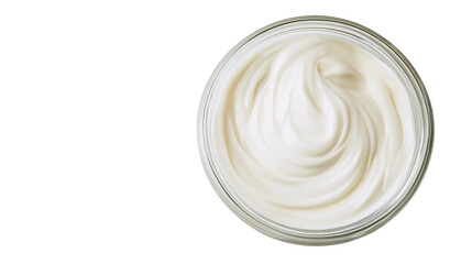 Fresh Mayonnaise Swirl Inside Jar