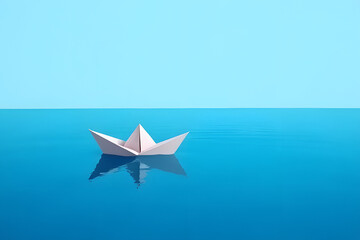 Fototapeta premium boat in the sea