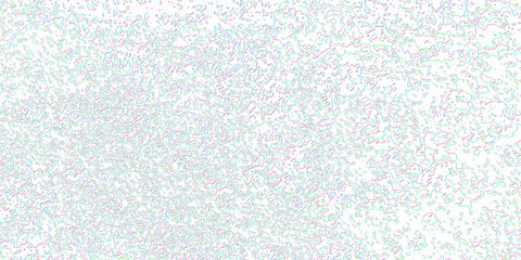 Distorted Analog TV Grunge Texture with White Glitch Noise. Broken Signal Transmission and Static Effect Design. Digital Screen Damage for Overlay and Template. Vector Illustration.