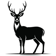 deer silhouette vector