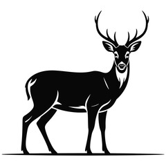 deer silhouette vector
