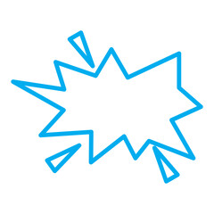 Explosions pop art style icon