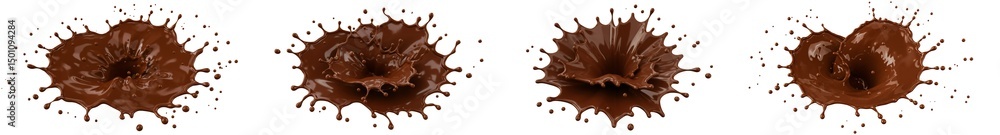 Poster an abstract representation of organic forms in shades of brown illustrating dynamic movement and evo