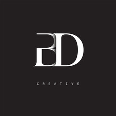 BD Monogram Logo – Minimal Elegant Letter mark for Luxury, Fashion & Creative Brands