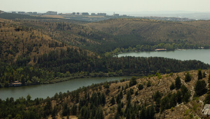 Obraz premium Eymir lake view in Ankara, Turkey