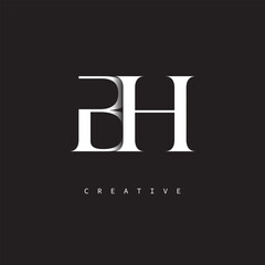 BH Monogram Logo – Minimal Elegant Letter mark for Luxury, Fashion & Creative Brands