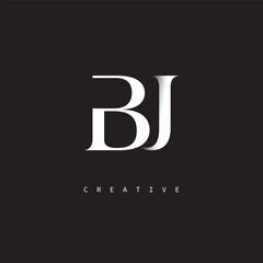 BJ Monogram Logo – Minimal Elegant Letter mark for Luxury, Fashion & Creative Brands