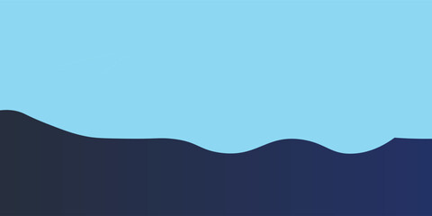 Sea waves layered vector background illustration and sea beach vector illustration.eps10