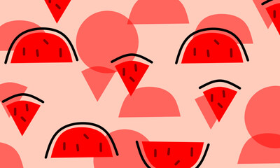 seamless pattern with red and white lips