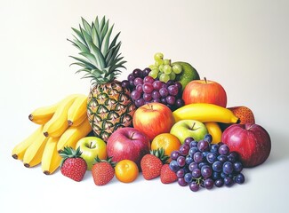 Colorful fruit bounty