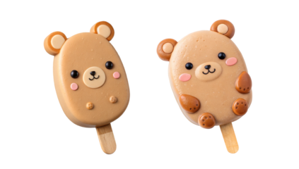 Two bear ice cream.