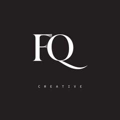 FQ Monogram Logo – Minimal Elegant Letter mark for Luxury, Fashion & Creative Brands