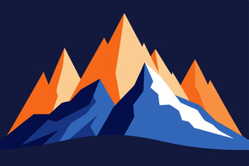 glacial peaks of patagonia glowing in the winter s.svg