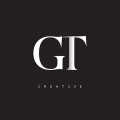 GT Monogram Logo – Minimal Elegant Letter mark for Luxury, Fashion & Creative Brands