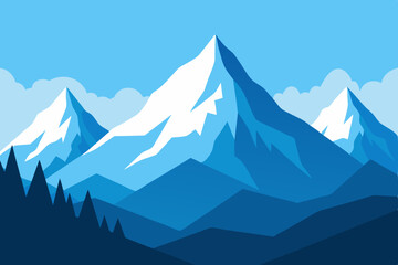 remote alpine valley surrounded by silent  towerin.svg