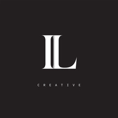 IL Monogram Logo – Minimal Elegant Letter mark for Luxury, Fashion & Creative Brands