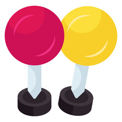 Creative design icon of location pins
