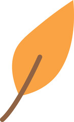 Minimalist Leaf with Stem