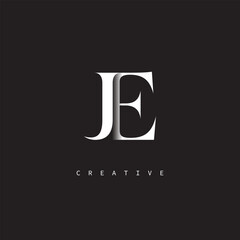 JE Monogram Logo – Minimal Elegant Letter mark for Luxury, Fashion & Creative Brands