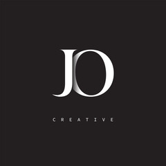 JO Monogram Logo – Minimal Elegant Letter mark for Luxury, Fashion & Creative Brands
