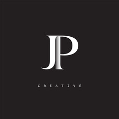 JP Monogram Logo &ndash; Minimal Elegant Letter mark for Luxury, Fashion & Creative Brands