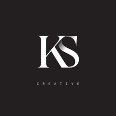 KS Monogram Logo – Minimal Elegant Letter mark for Luxury, Fashion & Creative Brands