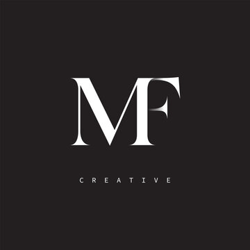 MF Monogram Logo &ndash; Minimal Elegant Letter mark for Luxury, Fashion & Creative Brands