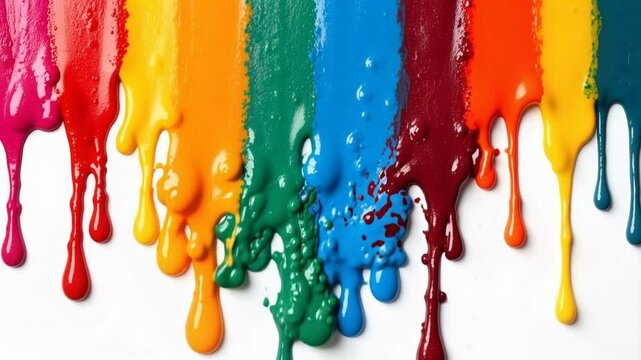 tache de peinture qui coule devant l'&eacute;cran