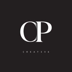 OP Monogram Logo – Minimal Elegant Letter mark for Luxury, Fashion & Creative Brands