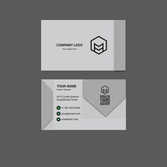 professional modern business card template design example