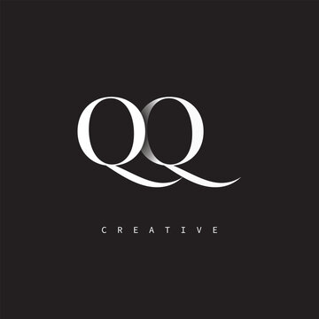 QQ Monogram Logo &ndash; Minimal Elegant Letter mark for Luxury, Fashion & Creative Brands