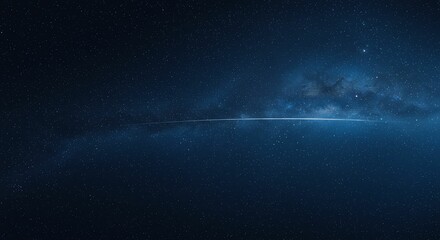 Night Sky with Star Trail