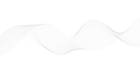 Abstract vector background with wavy lines minimalist background featuring a seamless blend of white and gray tones. The design is clean and modern, with subtle gradients and soft transitions.