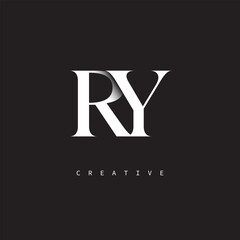 RY Monogram Logo – Minimal Elegant Letter mark for Luxury, Fashion & Creative Brands