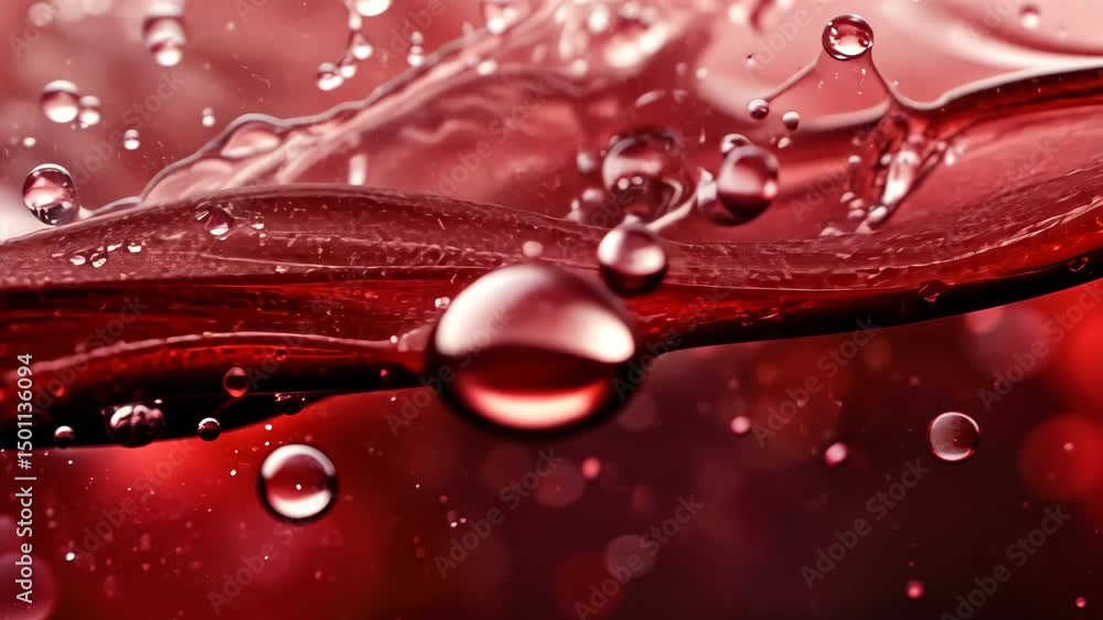 Poster a close-up of water droplets falling from a faucet, creating a dynamic and refreshing visual effect.