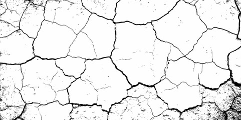 Dust or old grunge concrete building damaged grunge wall black and white texture effect white background.