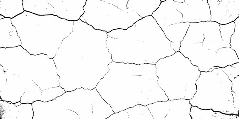 Dust or old grunge concrete building damaged grunge wall black and white texture effect white background.